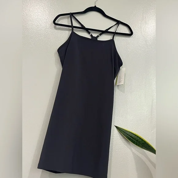 Women’s Flex Strappy Active Dress.    Black.   S - Picture 4 of 16